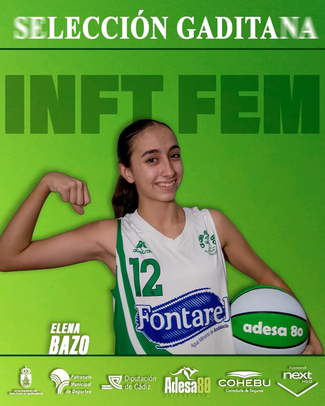 Portada: ¡Elena Bazo, convocada con la Selección Gaditana Infantil Femenina!